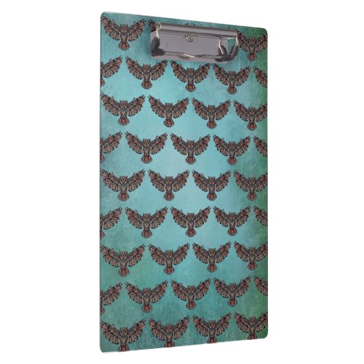 Porte-bloc Chouette colorée en mosaïque (Swatch)