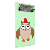 Porte-bloc Chouette de Noël Mini Porte - bloc (Incliné)