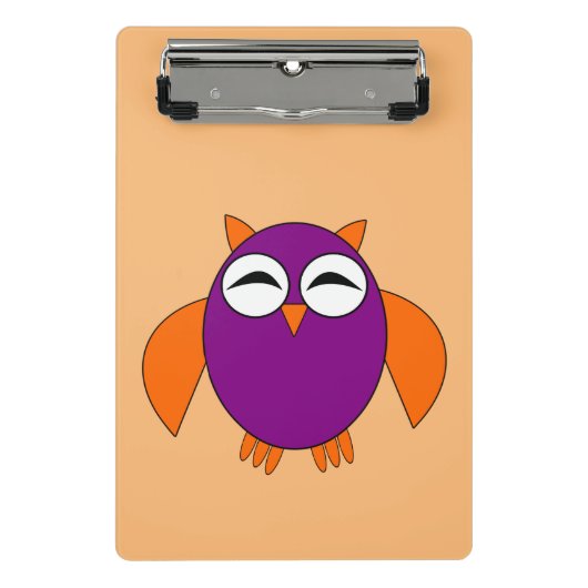 Porte-bloc Chouette d'Halloween Mini Porte - bloc (Devant)
