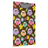 Porte-bloc Chouettes à motifs colorés et fleurs (Swatch)