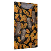 Porte-bloc Chouettes d'automne sur noir (Swatch)