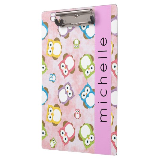 Porte-bloc Chouettes mignonnes, Chouette Motif, Chouettes col (Gauche)