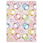 Porte-bloc Chouettes mignonnes, Chouette Motif, Chouettes col (Dos)