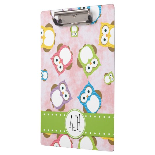 Porte-bloc Chouettes mignonnes, Chouette Motif, Chouettes col (Gauche)