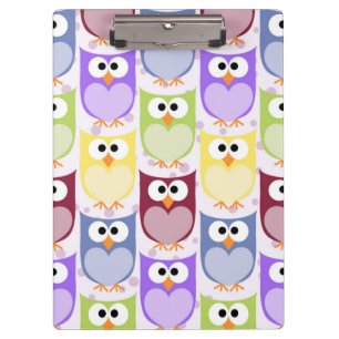 Porte-bloc Chouettes mignonnes, Chouette Motif, Chouettes pou