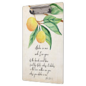 Porte-bloc Christian Abide Oranges fruitées (Gauche)