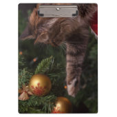 Porte-bloc Christmas Cat (Devant)