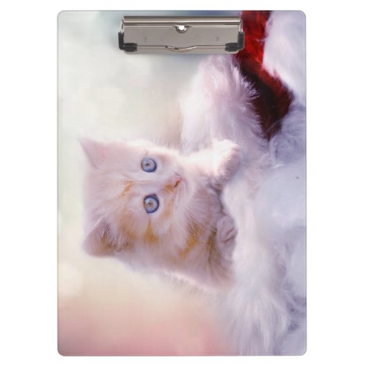 Porte-bloc Christmas Kitten (Devant)