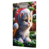 Porte-bloc Christmas Kitten (Gauche)