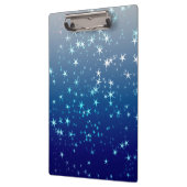 Porte-bloc Christmas Sparkles Stars Blue Sky (Gauche)