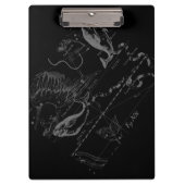 Porte-bloc Chrome comme Pisces Zodiac Connexion Hevelius 1690 (Devant)