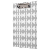Porte-bloc Chrome gris Jacquard gris clair gris forme de peti (Gauche)