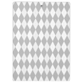 Porte-bloc Chrome gris Jacquard gris clair gris forme de peti (Dos)