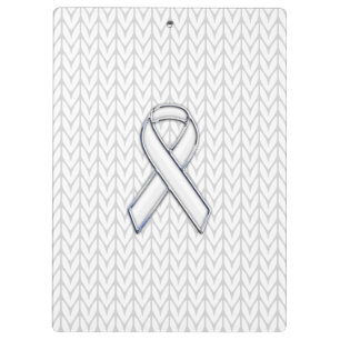 Porte-bloc Chrome sur les Chevrons blancs Sensibilisation au 