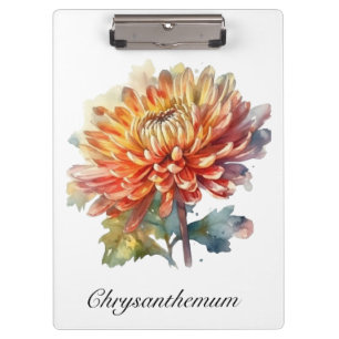 Porte-bloc Chrysanthème de la récolte d'or, sur mesure