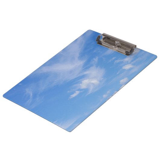 Porte-bloc Ciel Bleu Avec Nuages Agités (Incliné)