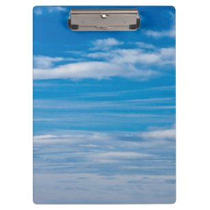 Porte-bloc Ciel bleu avec traînées de nuages