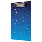 Porte-bloc Ciel nocturne étoilé bleu profond (Gauche)