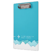 Porte-bloc Ciels conviviaux | Instructeur de vol | Nom person (Gauche)