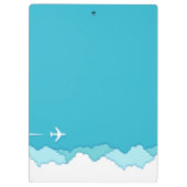 Porte-bloc Ciels conviviaux | Instructeur de vol | Nom person (Dos)