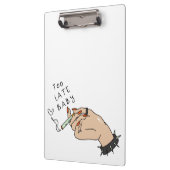 Porte-bloc Cigarette à la main anti-Valentin (Gauche)