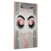 Porte-bloc Cils à paillettes roses chic (Swatch)