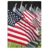 Porte-bloc Cimetière militaire historique avec des drapeaux (Dos)