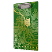 Porte-bloc Circuit Monogramme Motherboard Electronics Chip Te (Gauche)