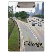 Porte-bloc Circulation à Chicago dans Sandstone (Devant)