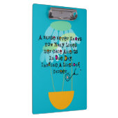 Porte-bloc Citation d'infirmière de porte - bloc d'infirmière (Swatch)