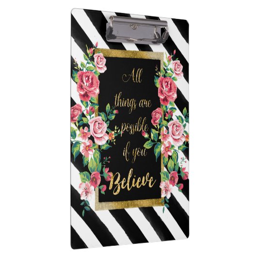 Porte-bloc Citation d'inspiration dorée moderne (Swatch)