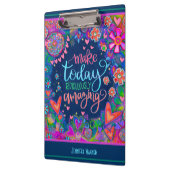 Porte-bloc Citation Inspirationnelle Rendre aujourd'hui Extra (Gauche)