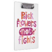 Porte-bloc Citation positive rose florale (Swatch)