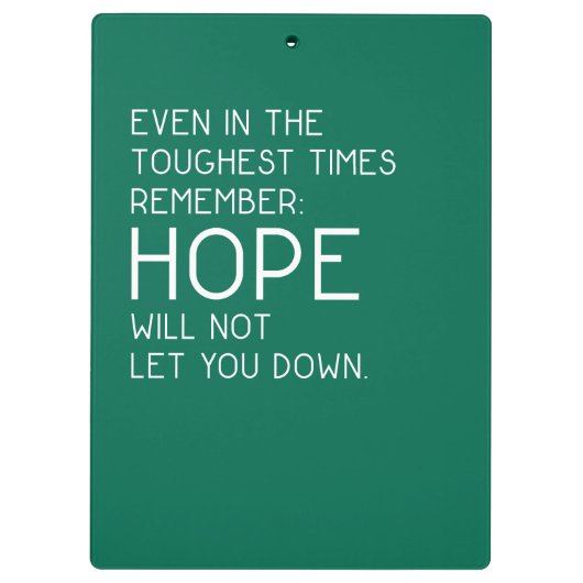 Porte-bloc Citations d'espoir (Dos)