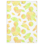 Porte-bloc citron vert orange tranches fruits agrumes nature (Dos)