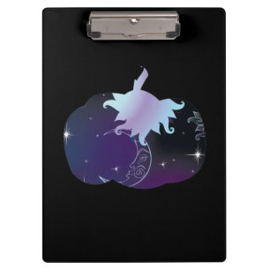 Porte-bloc Citrouille bleu foncé