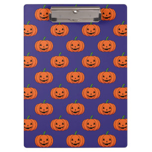 Porte-bloc Citrouille Jack-O'-Lantern motif Halloween
