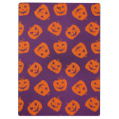 Porte-bloc Citrouilles d'Halloween sur Motif Arrière - plan v (Dos)