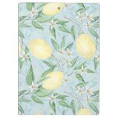 Porte-bloc Citrus jaune citron frais (Dos)