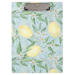 Porte-bloc Citrus jaune citron frais