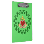 Porte-bloc Claddagh et Green Knotwork (Swatch)