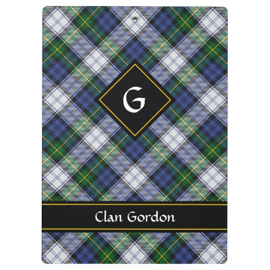 Porte-bloc Clan Gordon habit Porte - bloc Tartan (Dos)