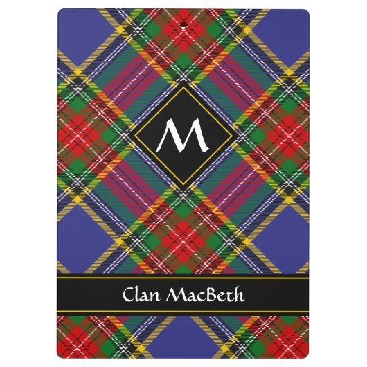 Porte-bloc Clan MacBeth Tartan Porte - bloc (Dos)