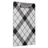 Porte-bloc Clan MacFarlane Tartan noir et blanc (Swatch)
