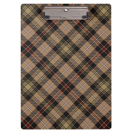 Porte-bloc Clan MacKenzie Chasse Brown Tartan Porte - bloc (Devant)