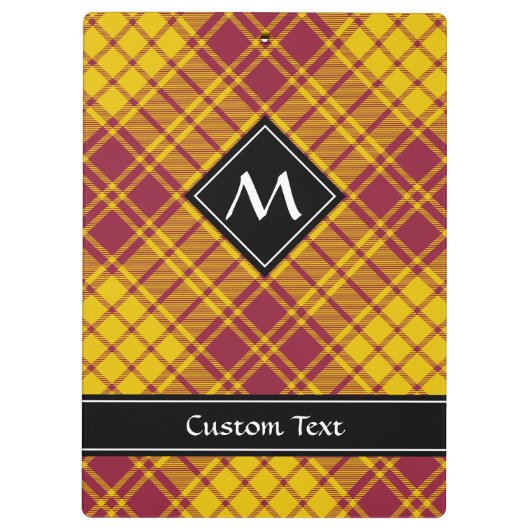 Porte-bloc Clan MacMillan robe Tartan (Dos)
