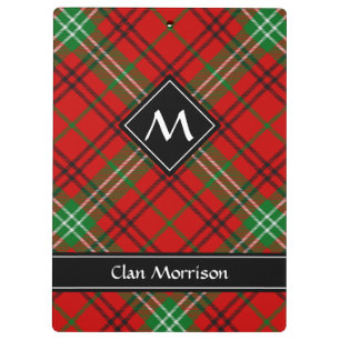 Porte-bloc Clan Morrison Porte - bloc Tartan Rouge
