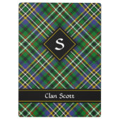 Porte-bloc Clan Scott Green Tartan Porte - bloc (Dos)