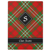 Porte-bloc Clan Scott Red Tartan (Dos)