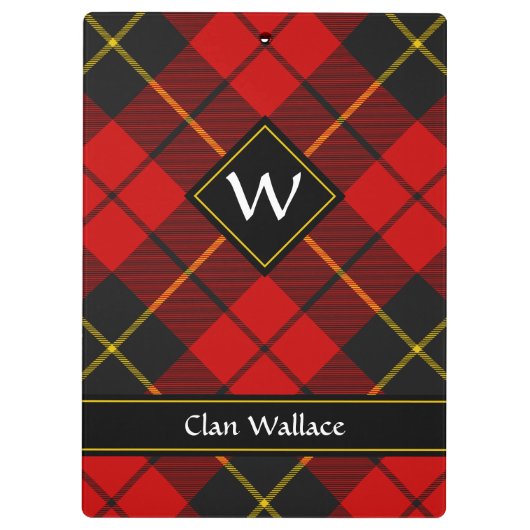 Porte-bloc Clan Wallace Tartan Porte - bloc (Dos)